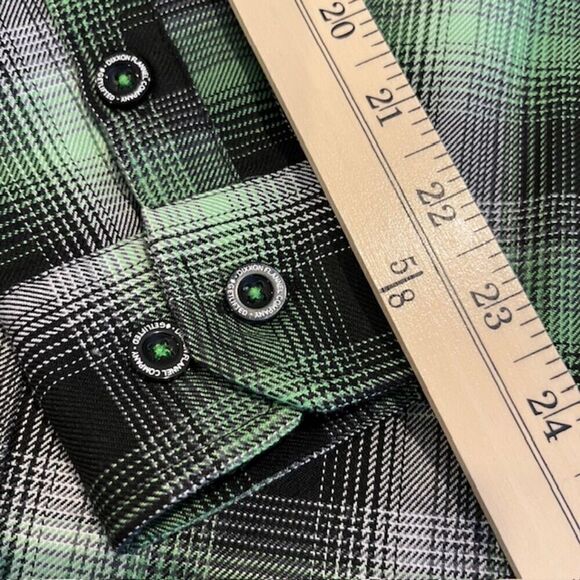 Dixxon Flannel Company Gravity Coffee Limited Edition Energy Pearl Snap Medium - Picture 13 of 14